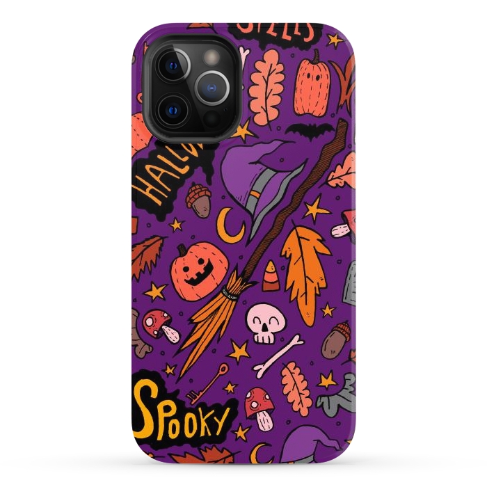 iPhone 12 Pro Max StrongFit Everything Halloween  by Steve Wade (Swade)