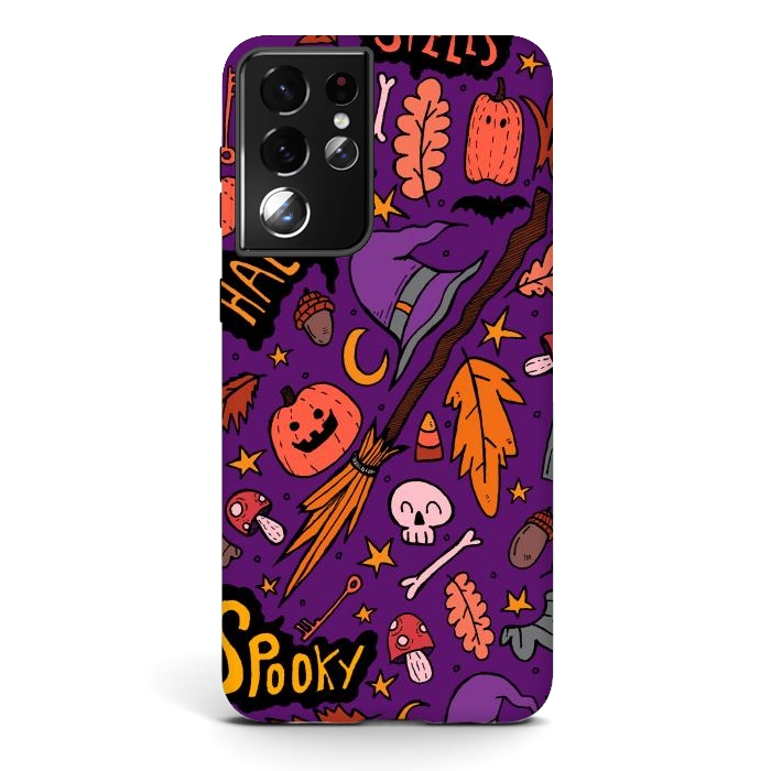 Galaxy S21 ultra StrongFit Everything Halloween  by Steve Wade (Swade)