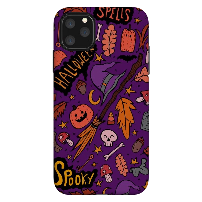 iPhone 11 Pro Max StrongFit Everything Halloween  by Steve Wade (Swade)