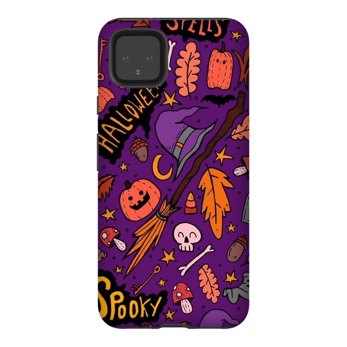 Pixel 4XL StrongFit Everything Halloween  by Steve Wade (Swade)