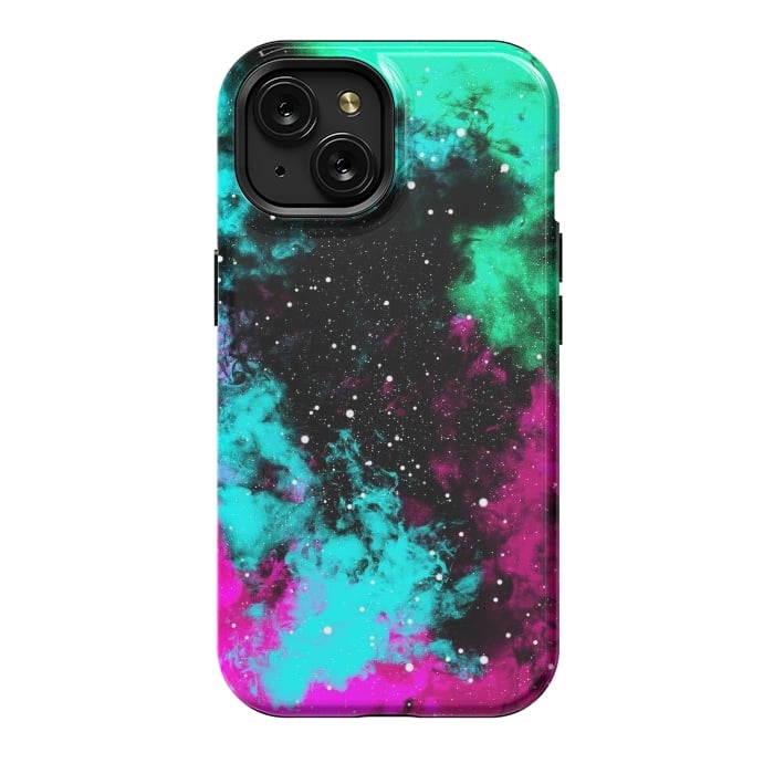 iPhone 15 StrongFit Cosmic clouds by Steve Wade (Swade)