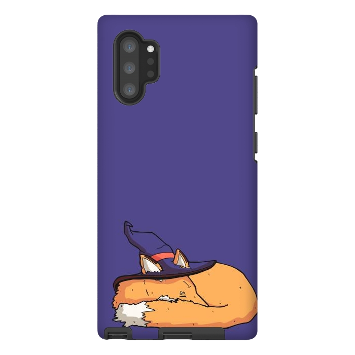 Galaxy Note 10 plus StrongFit The sleeping wizard's fox by Steve Wade (Swade)