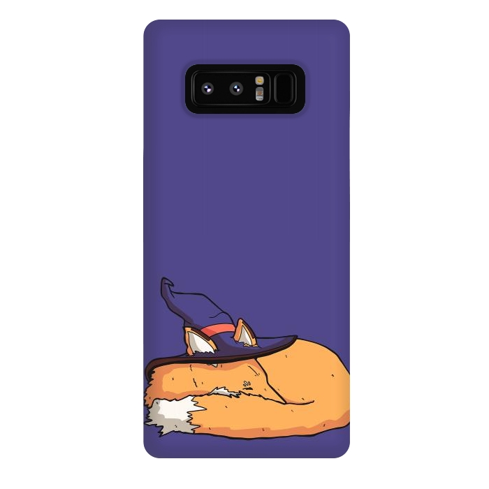 Galaxy Note 8 StrongFit The sleeping wizard's fox by Steve Wade (Swade)