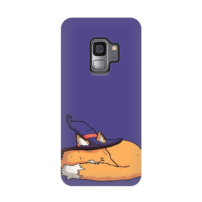 Galaxy S9 StrongFit The sleeping wizard's fox by Steve Wade (Swade)