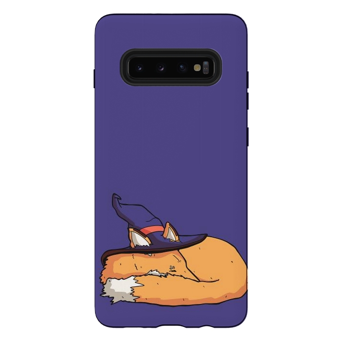 Galaxy S10 plus StrongFit The sleeping wizard's fox by Steve Wade (Swade)