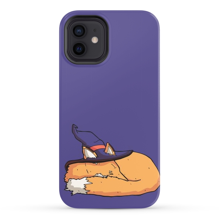 iPhone 12 StrongFit The sleeping wizard's fox by Steve Wade (Swade)