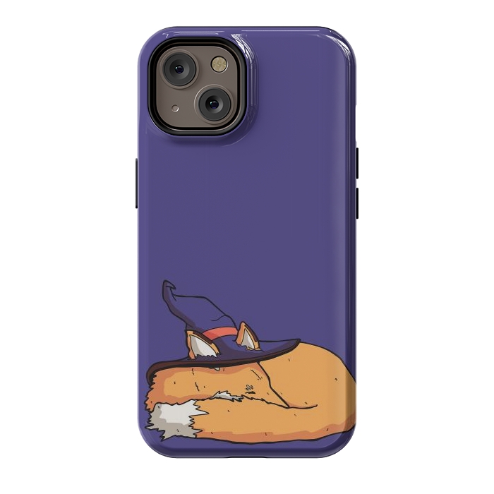 iPhone 14 StrongFit The sleeping wizard's fox by Steve Wade (Swade)