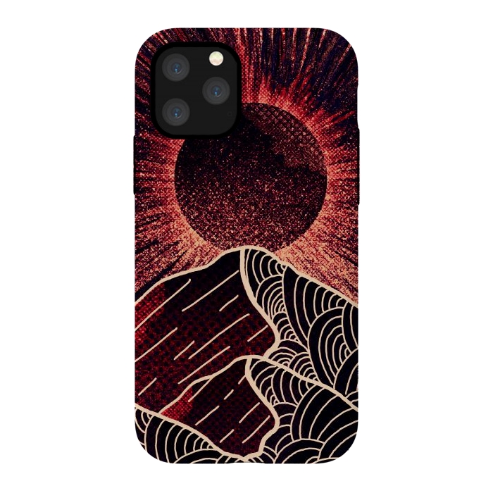 iPhone 11 Pro StrongFit The red sun burst by Steve Wade (Swade)