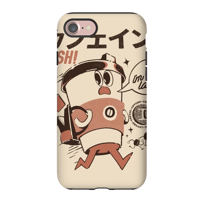 iPhone 7 StrongFit I'm so Latte! - Cream by Ilustrata