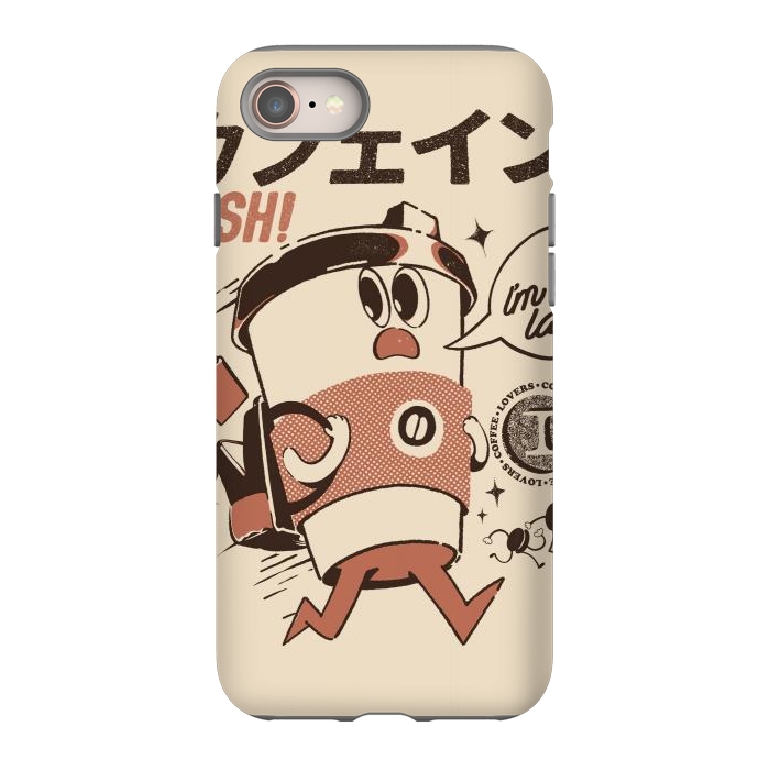 iPhone 8 StrongFit I'm so Latte! - Cream by Ilustrata
