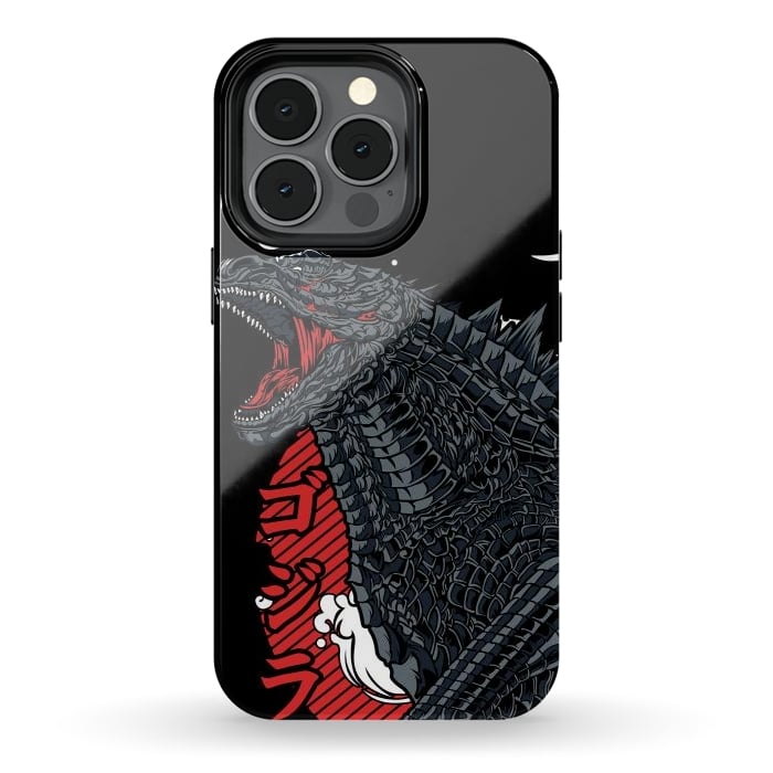 iPhone 13 pro StrongFit Godzilla by Kato