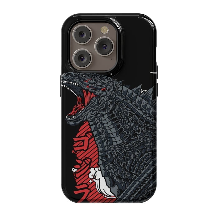 iPhone 14 Pro StrongFit Godzilla by Kato