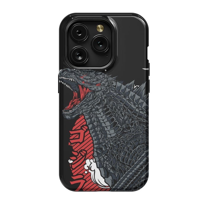 iPhone 15 Pro StrongFit Godzilla by Kato