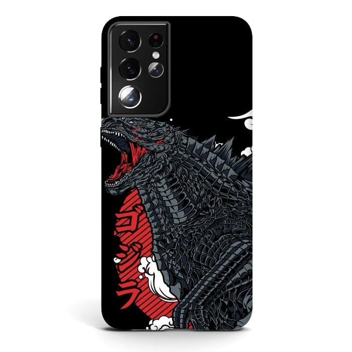 Galaxy S21 ultra StrongFit Godzilla by Kato