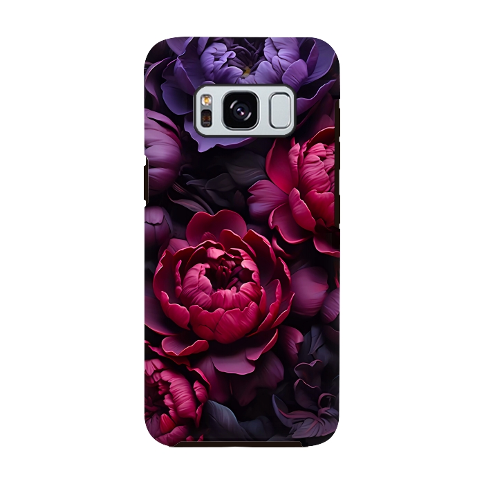 Galaxy S8 StrongFit Moody peonies by haroulita