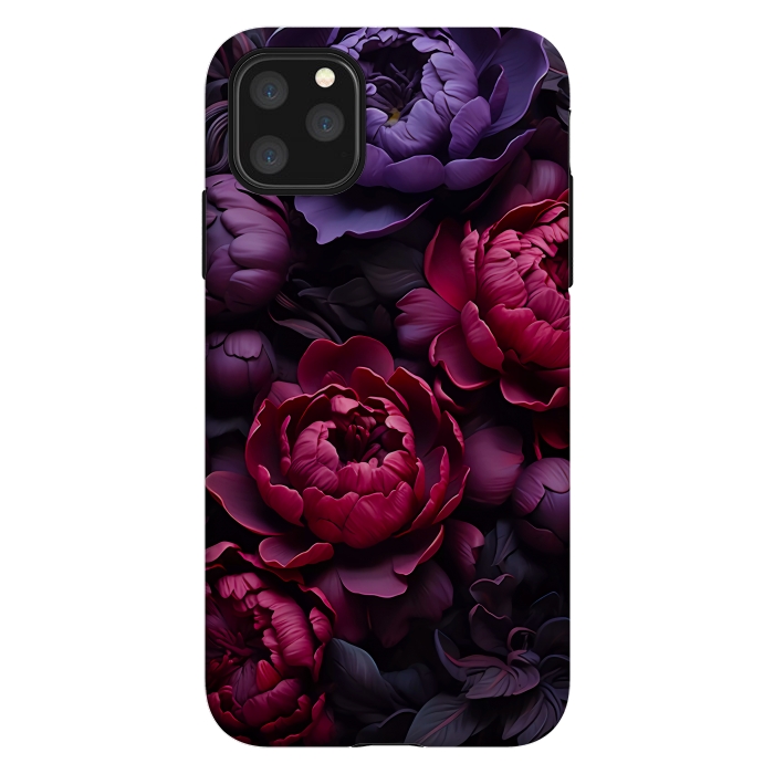 iPhone 11 Pro Max StrongFit Moody peonies by haroulita