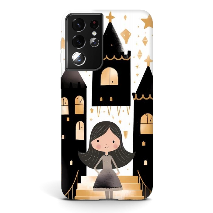 Galaxy S21 ultra StrongFit Princess castle by haroulita