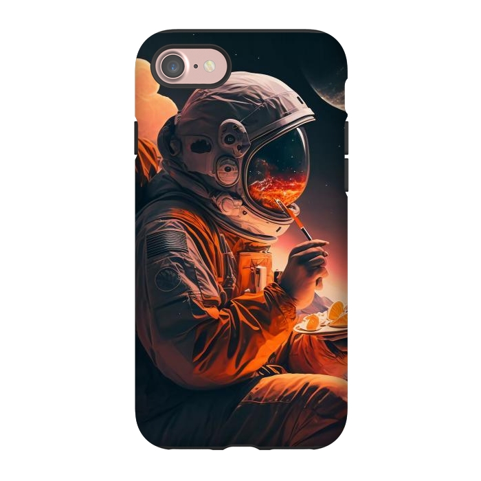 iPhone 7 StrongFit Astronaut in the moon by haroulita