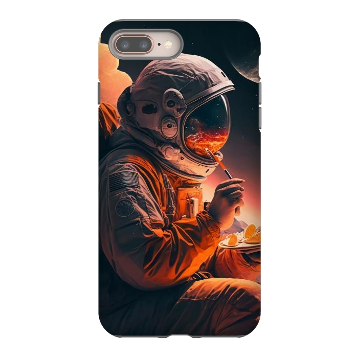 iPhone 7 plus StrongFit Astronaut in the moon by haroulita