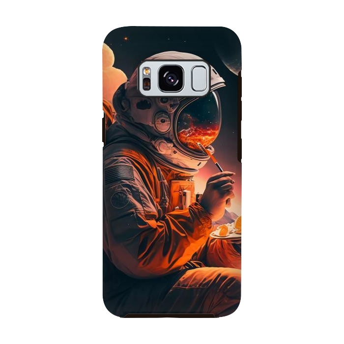 Galaxy S8 StrongFit Astronaut in the moon by haroulita