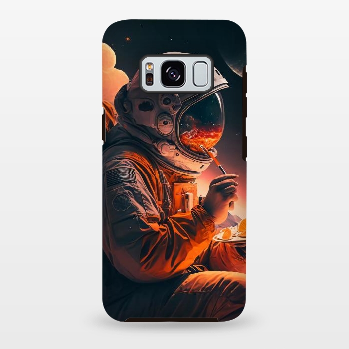 Galaxy S8 plus StrongFit Astronaut in the moon by haroulita