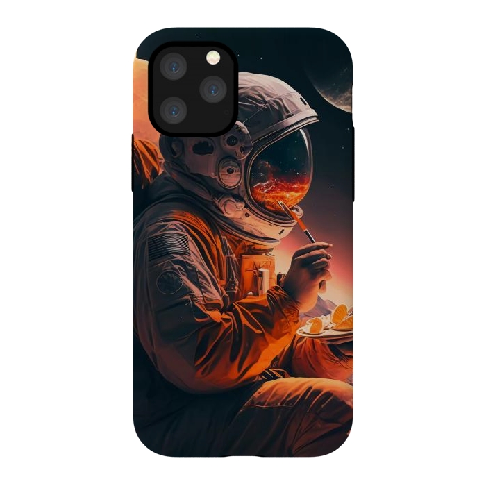 iPhone 11 Pro StrongFit Astronaut in the moon by haroulita