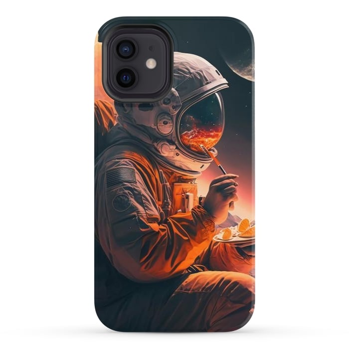 iPhone 12 StrongFit Astronaut in the moon by haroulita