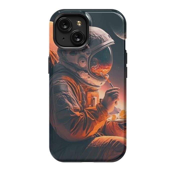 iPhone 15 StrongFit Astronaut in the moon by haroulita