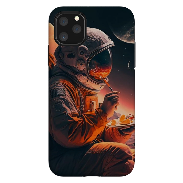 iPhone 11 Pro Max StrongFit Astronaut in the moon by haroulita