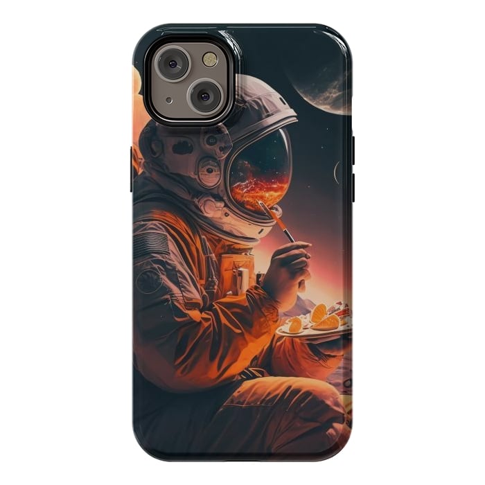 iPhone 14 Plus StrongFit Astronaut in the moon by haroulita