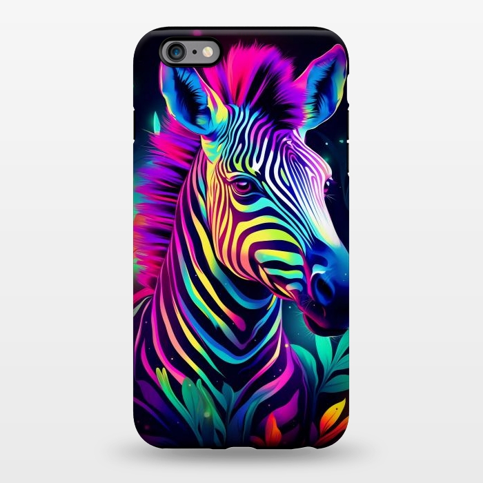 iPhone 6/6s plus StrongFit colorful zebra by haroulita