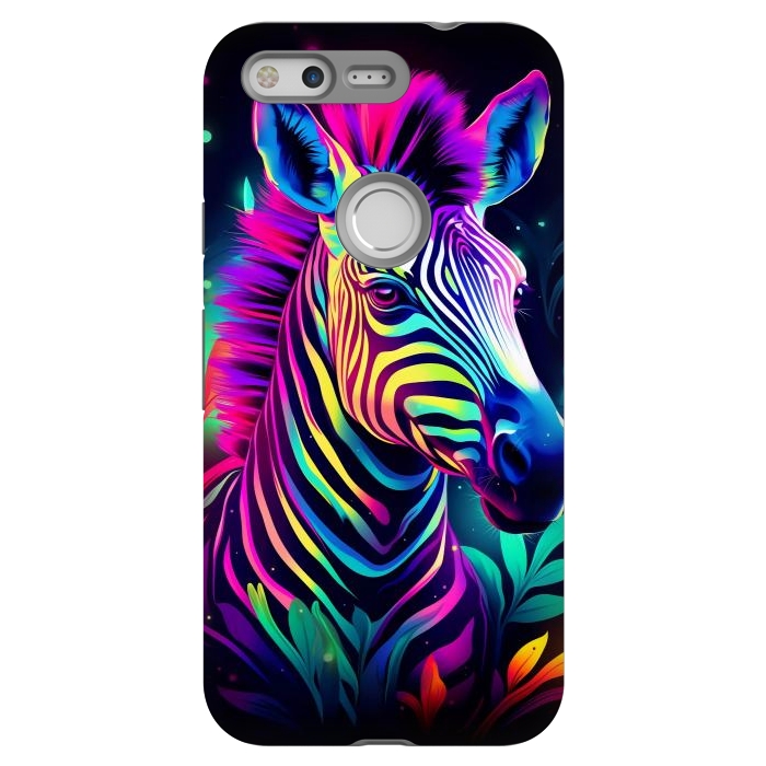 Pixel StrongFit colorful zebra by haroulita