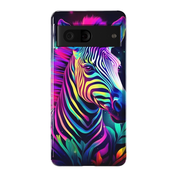 Pixel 7 StrongFit colorful zebra by haroulita
