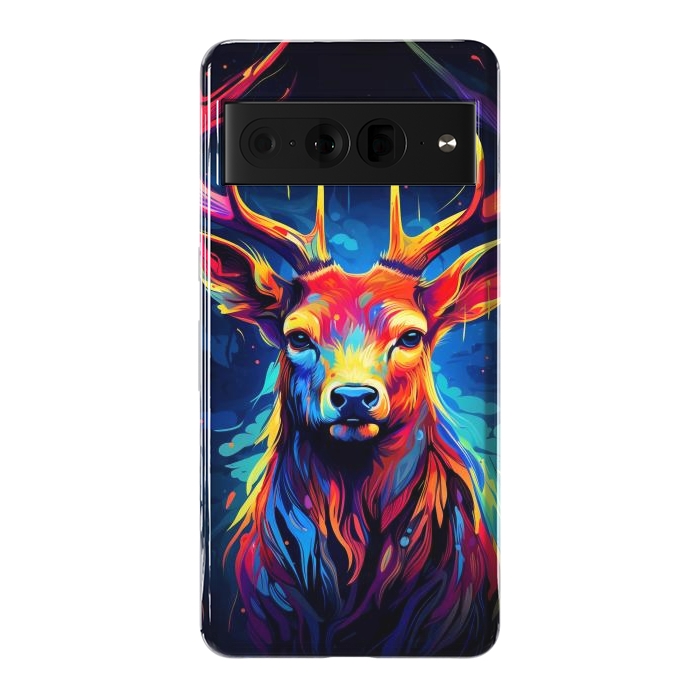 Pixel 7 Pro StrongFit Colorful deer by haroulita