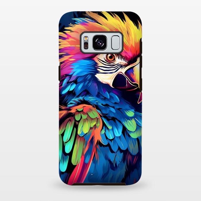 Galaxy S8 plus StrongFit Colorful parrot by haroulita