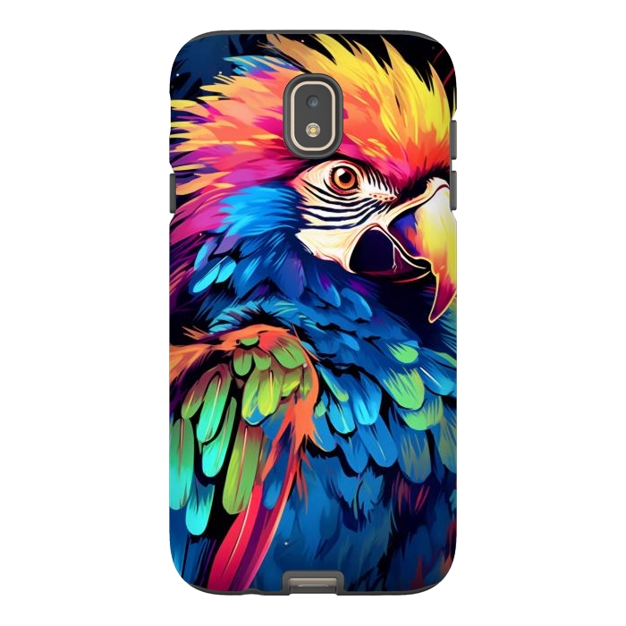 Galaxy J7 StrongFit Colorful parrot by haroulita