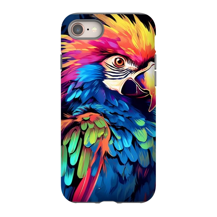 iPhone SE StrongFit Colorful parrot by haroulita
