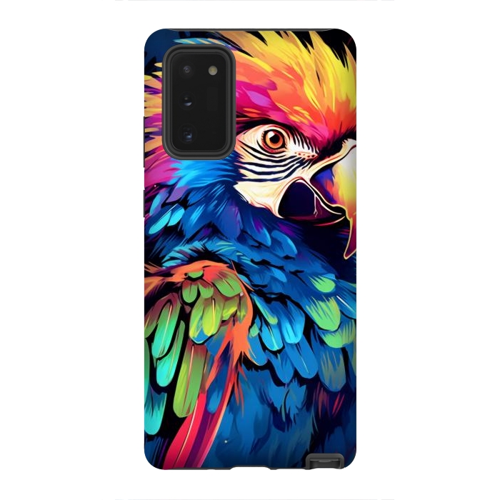 Galaxy Note 20 StrongFit Colorful parrot by haroulita
