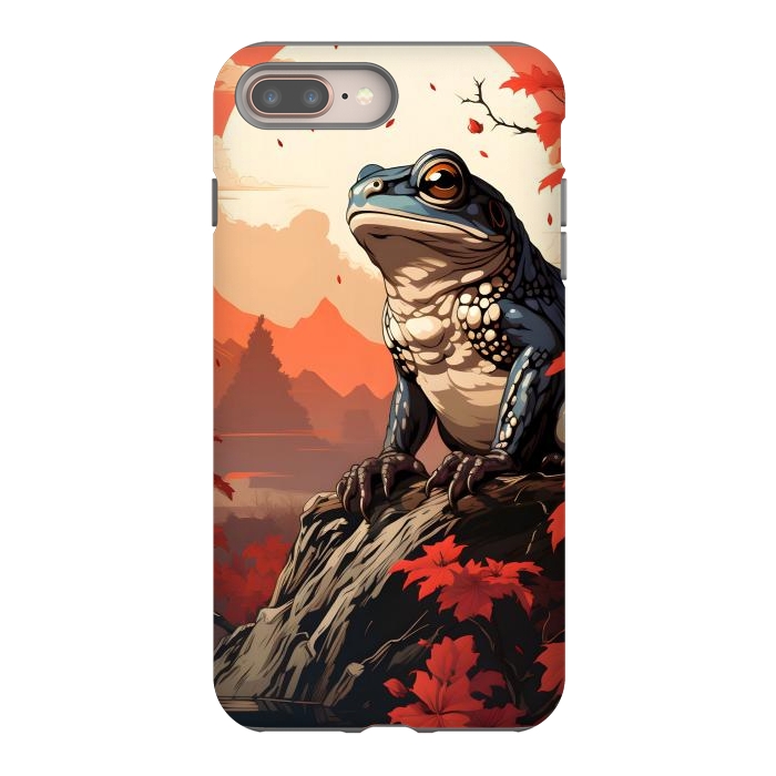 iPhone 7 plus StrongFit Japanese frog by haroulita