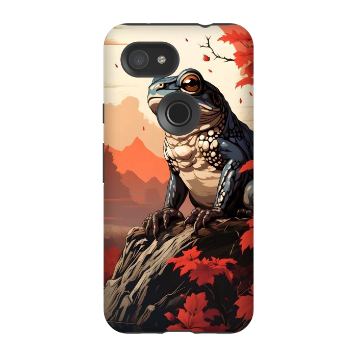 Pixel 3A StrongFit Japanese frog by haroulita