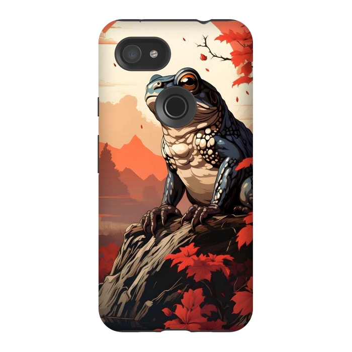 Pixel 3AXL StrongFit Japanese frog by haroulita