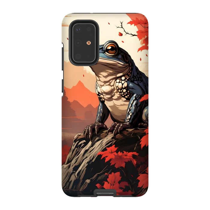 Galaxy S20 Plus StrongFit Japanese frog by haroulita