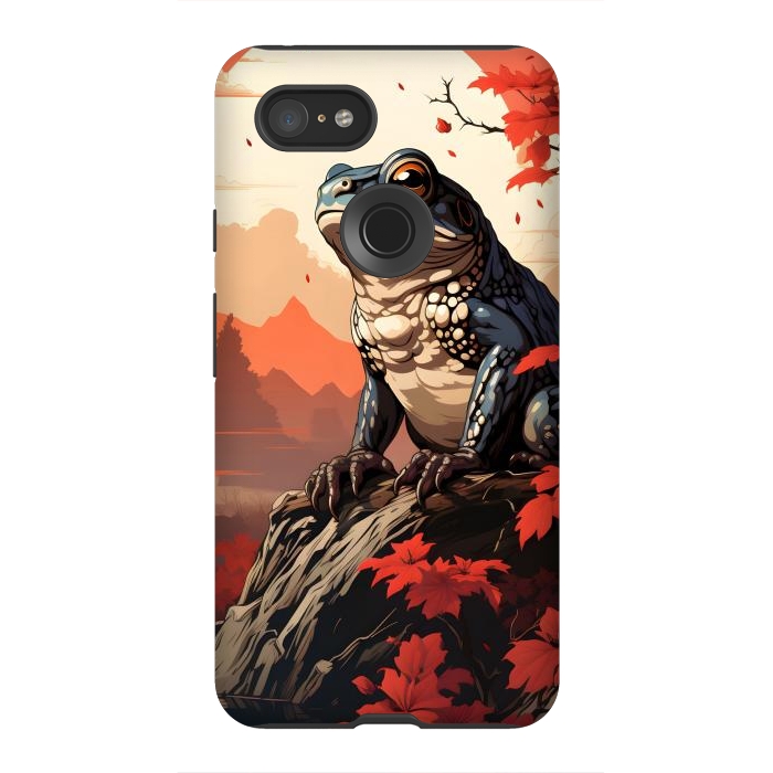 Pixel 3XL StrongFit Japanese frog by haroulita