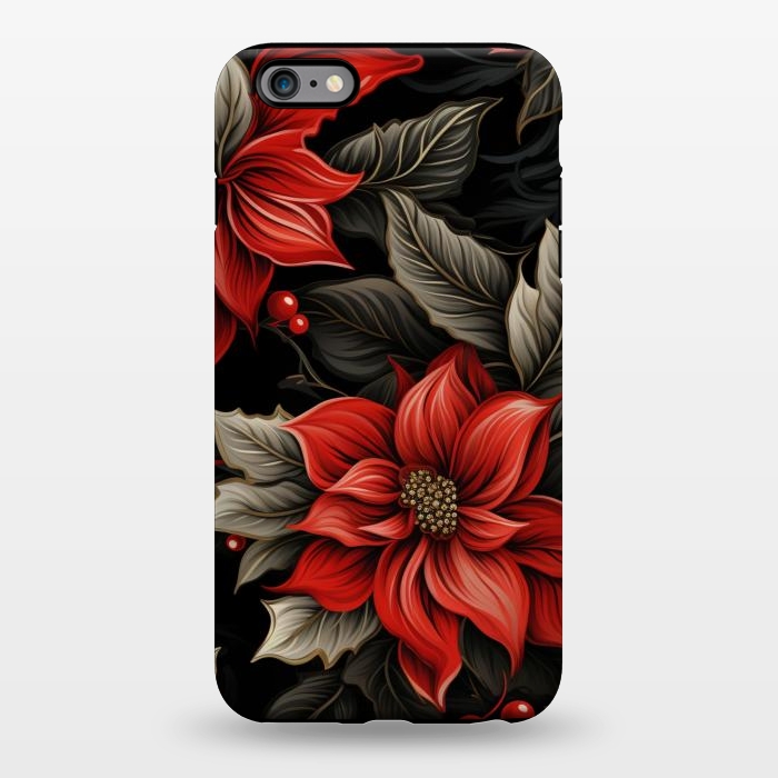 iPhone 6/6s plus StrongFit Christmas Poinsettia flowers by haroulita