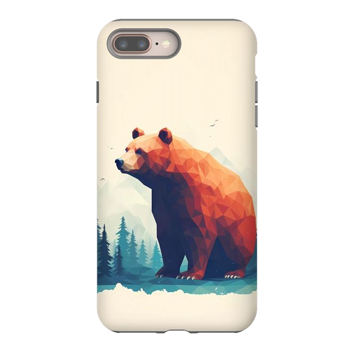 iPhone 8 plus StrongFit Bear by haroulita
