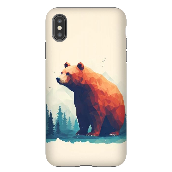 iPhone Xs Max StrongFit Bear by haroulita