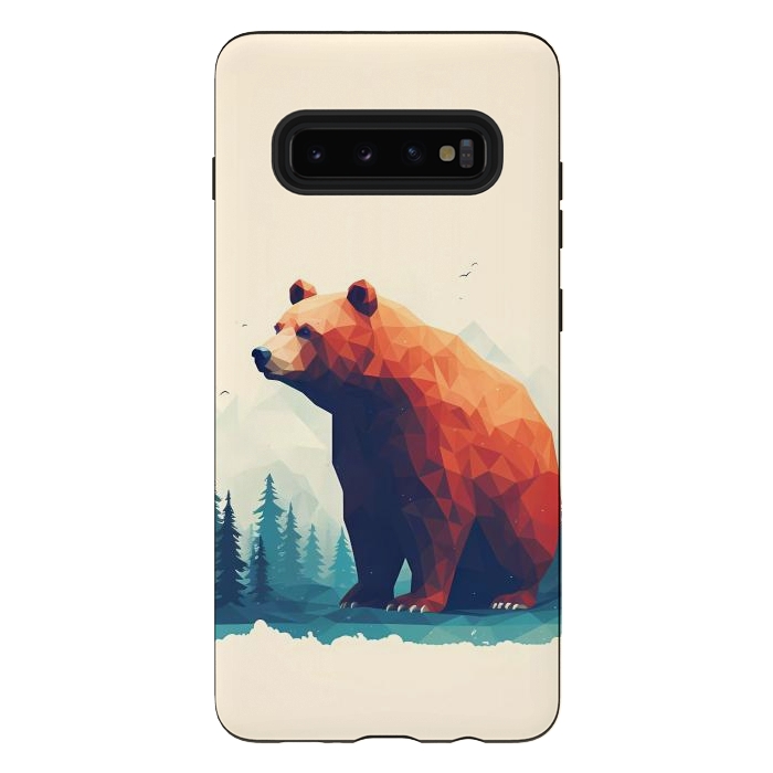Galaxy S10 plus StrongFit Bear by haroulita
