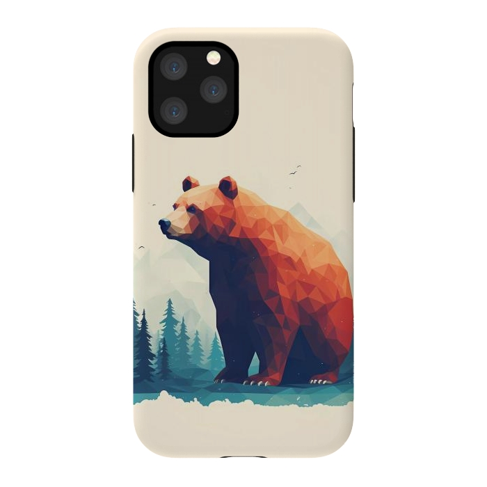 iPhone 11 Pro StrongFit Bear by haroulita
