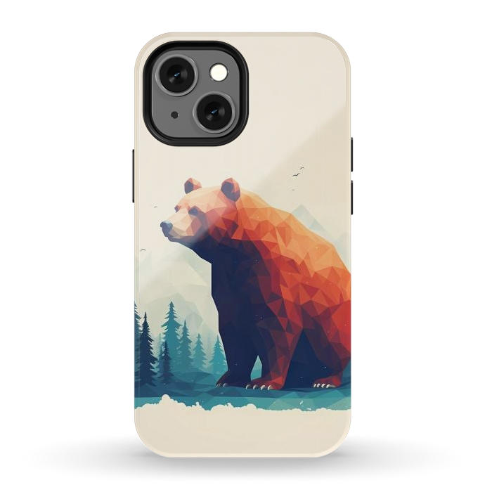 iPhone 12 mini StrongFit Bear by haroulita