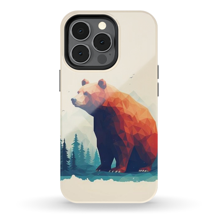 iPhone 13 pro StrongFit Bear by haroulita